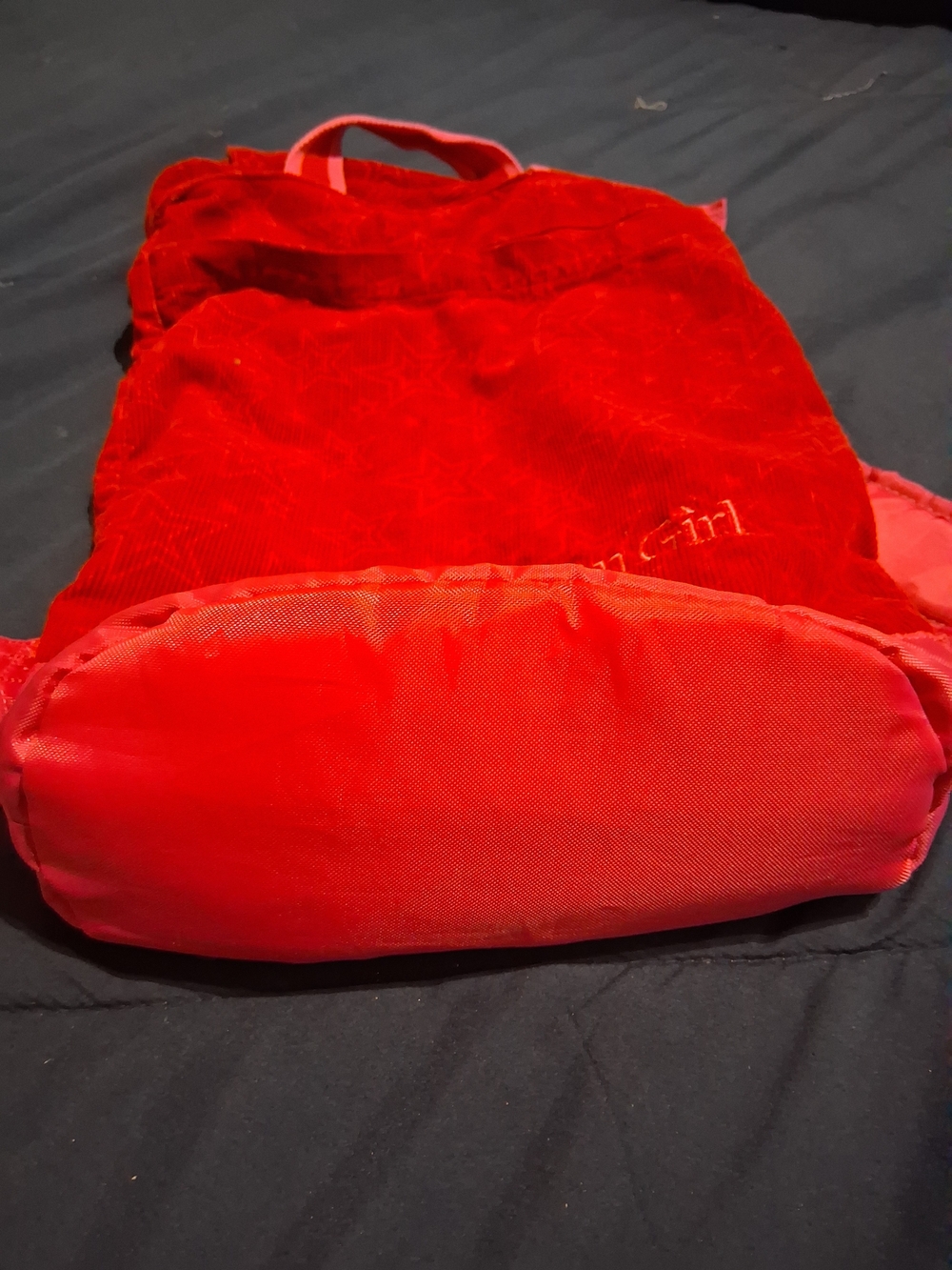 American Girl Bright Red Girls' Backpack with Star Detail - Picture 2 of 5